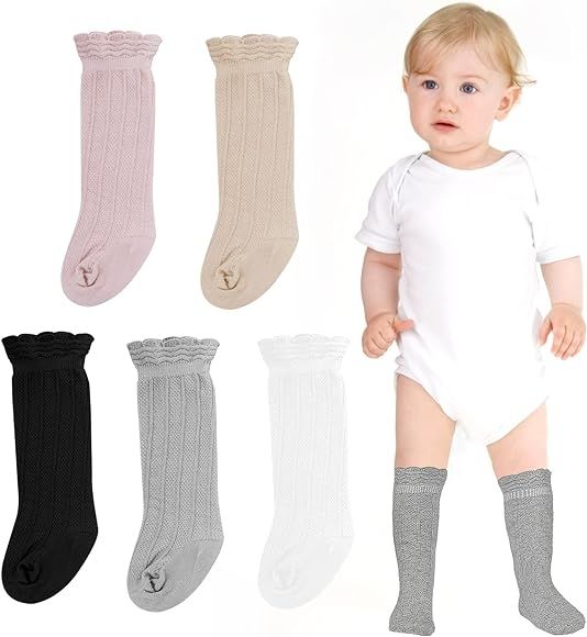 Calcetines altos para bebés