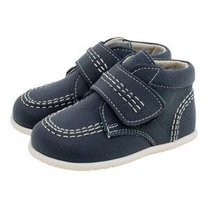 Bota infantil respetuosa piel azul PIRUFLEX