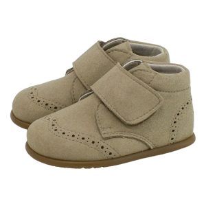 Bota infantil respetuosa vegana beig PIRUFLEX