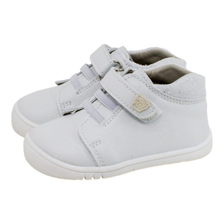 Bota infantil casual respetuosa vegana blanco PIRUFLEX