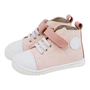 Bota infantil respetuosa vegana rosa PIRUFLEX