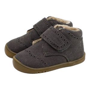 Bota casual respetuosa gris con pelo interior