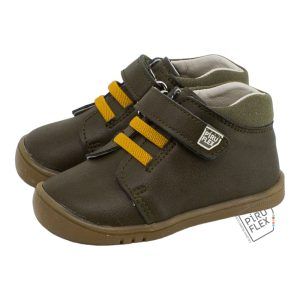 Bota infantil casual respetuosa verde PIRUFLEX