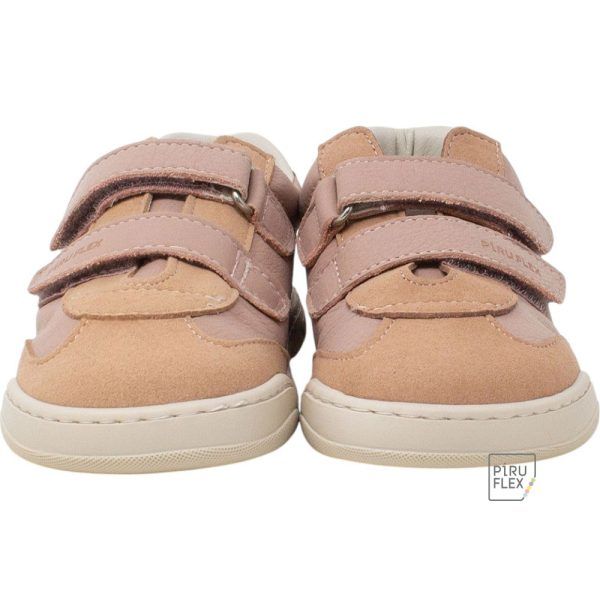 Deportivo barefoot infantil piel rosa PIRUFLEX