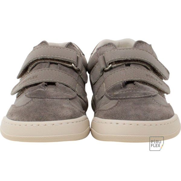 Deportivo barefoot infantil piel taupe PIRUFLEX