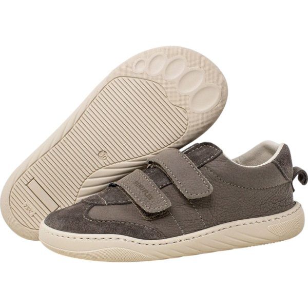 Deportivo barefoot infantil piel taupe PIRUFLEX