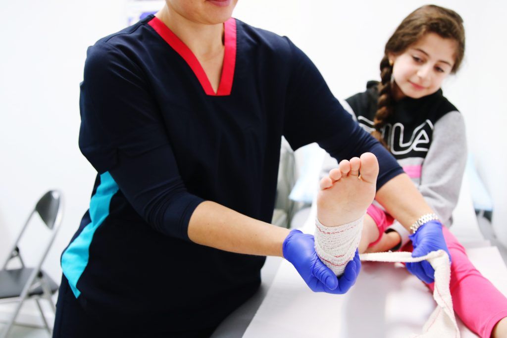 como cambia la forma del pie de los niños
