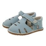 Sandalia respetuosa piel azul PIRUFLEX