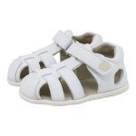 Sandalia cangrejera vegana blanca PIRUFLEX