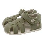 Sandalia respetuosa piel verde PIRUFLEX