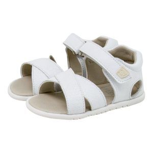 Sandalia respetuosa microfibra blanca PIRUFLEX