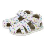 sandalia cangrejera vegana flores piruflex