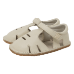 Sandalia respetuosa piel taupe