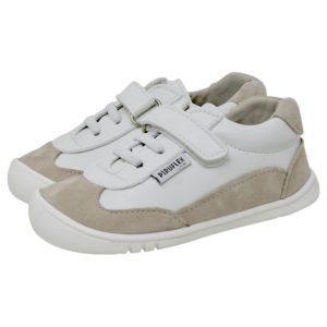 Pirufin PF206 1 1 Calzado infantil respetuoso blanco beig PIRUFLEX