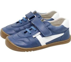 Zapato respetuoso infantil de piel azul – PIRUFLEX