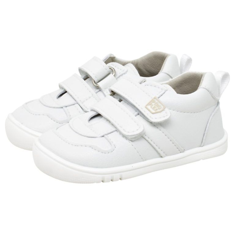 Zapatillas Barefoot Piruflex Veganas Blancas - Calzado Respetuoso de Microfibra