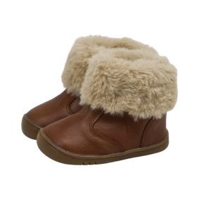 Bota Respetuosa Piruflex de Piel con Cuello de Pelo