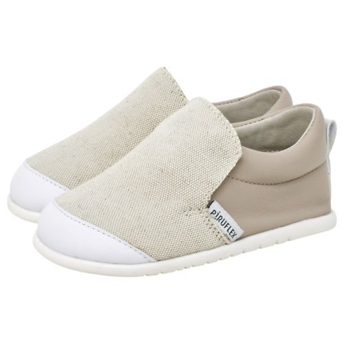 Zapato Respetuoso Primeros Pasos en Piel y Algodón Orgánico | Piruflex Zapato Respetuoso Primeros Pasos en Piel y Algodón Orgánico | Piruflex