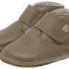 Botas respetuosas invierno bebé piel Piruflex 2010 — Taupe Botas respetuosas invierno bebé Piruflex 2010 en taupe, piel con forro de borreguillo, vista lateral
