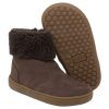 Botas de invierno respetuosas niña con cuello de pelo 7005 — Marrón Botas de invierno respetuosas niña 7005 en marrón con cuello de pelo