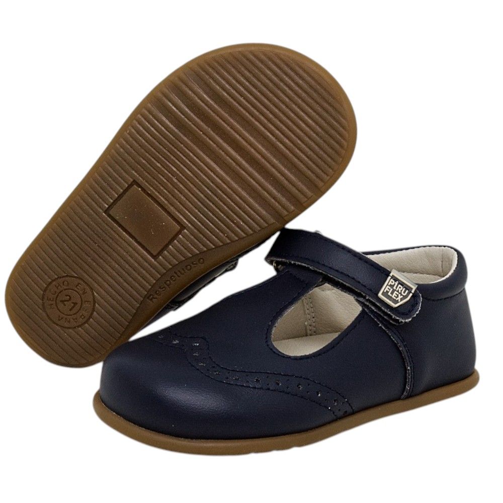 Piruflex Zapatos respetuosos bebé pepito en piel con velcro Piruflex photo 2