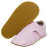 Zapatos respetuosos niños invierno Piruflex en malva, microfibra con velcro, vista lateral