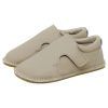 Zapatos respetuosos niños invierno Piruflex en mármol, microfibra con velcro, vista lateral