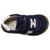 Deportivas respetuosas niños invierno Piruflex en marino, microfibra con velcro, vista lateral