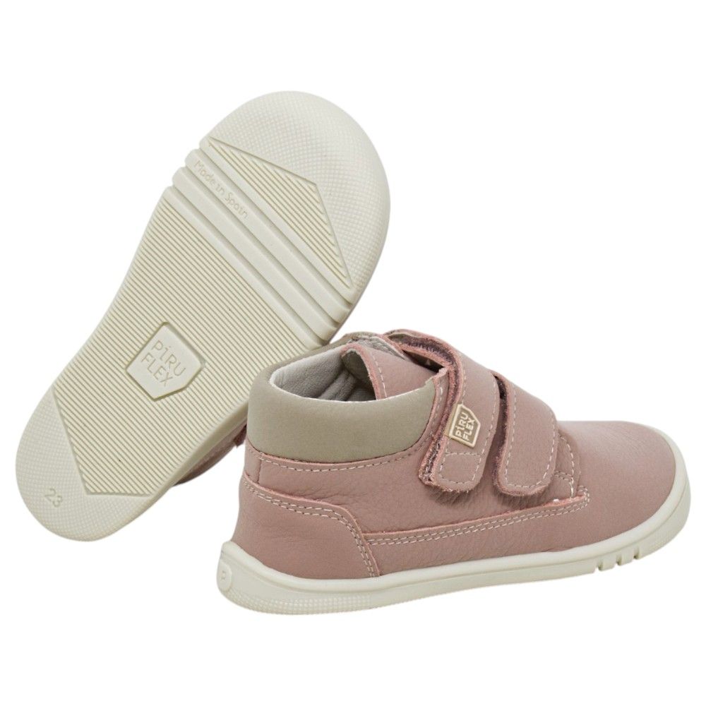 Piruflex Botas respetuosas niños invierno en piel con doble velcro photo 4