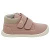 Botas respetuosas niños invierno en piel con doble velcro — Rosa Botas respetuosas niños invierno Piruflex en rosa, piel con doble velcro, vista lateral
