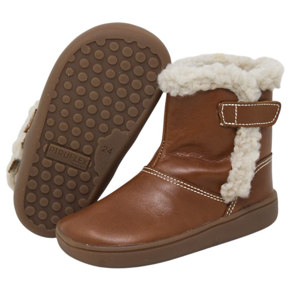 Piruflex Botas respetuosas niños pelo en piel y velcro Piruflex photo 2