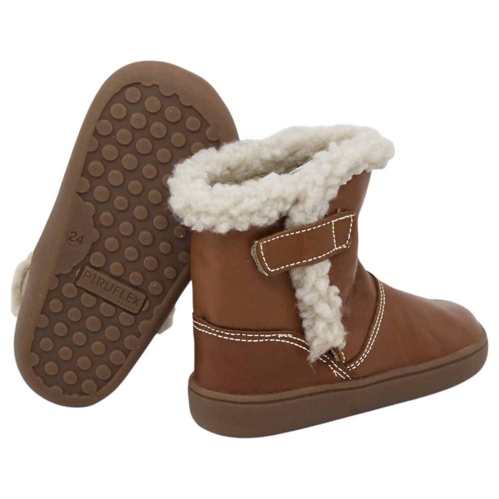 Piruflex Botas respetuosas niños pelo en piel y velcro Piruflex photo 3